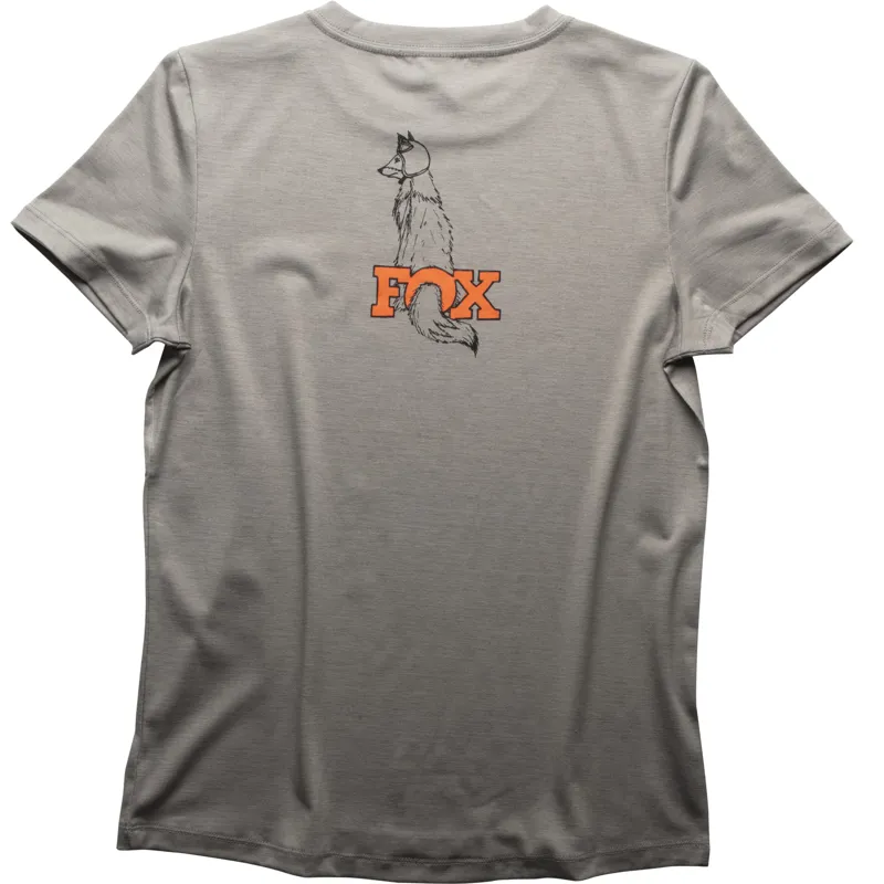 FOX Tailed Youth Short Sleeve Tee Grey-1