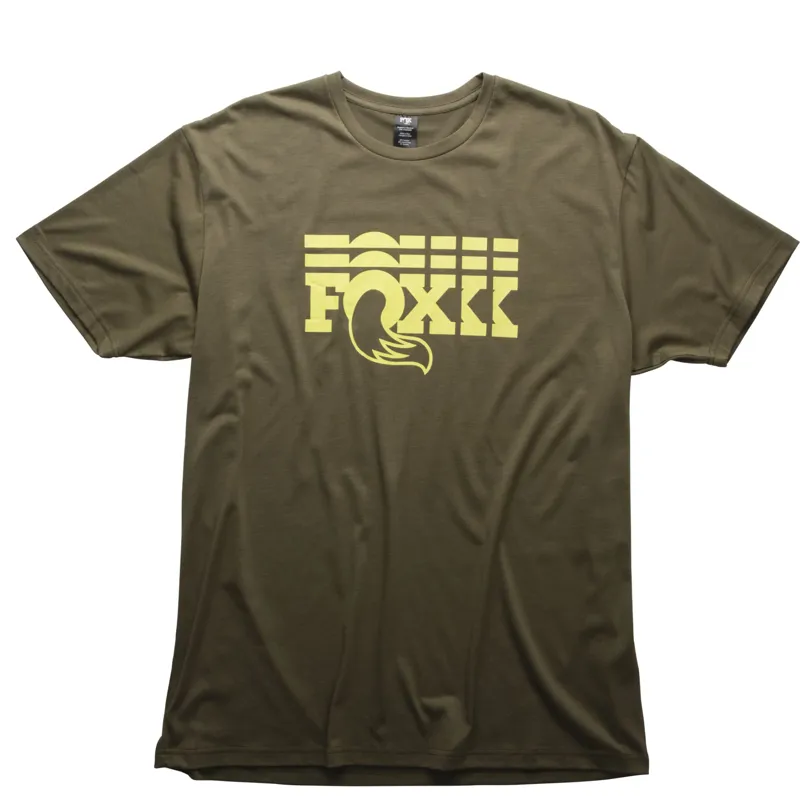 FOX Stacked Short Sleeve Tee Green