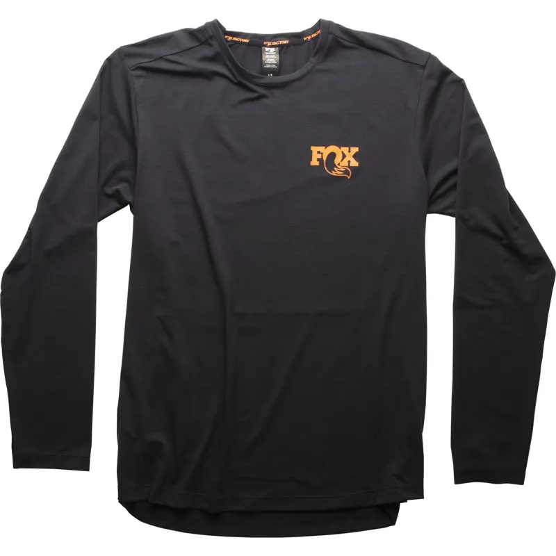 Fox Transfer Long Sleeve Tech Top Black