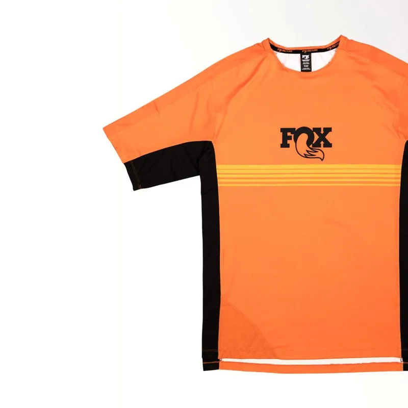 FOX High Tail Short Sleeve Jersey Orange 