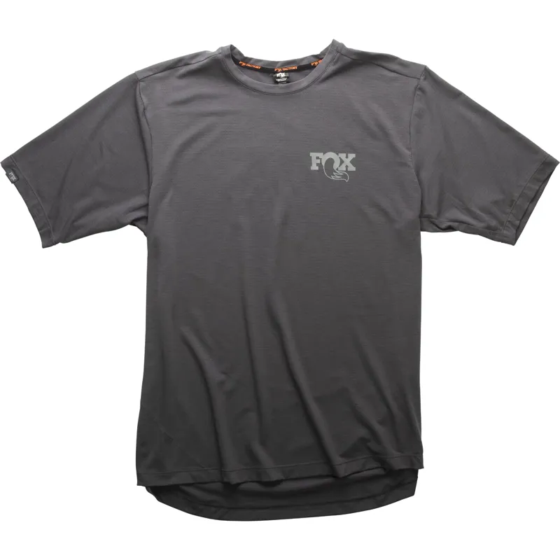 FOX Transfer Short Sleeve Tech Top Grey Grey