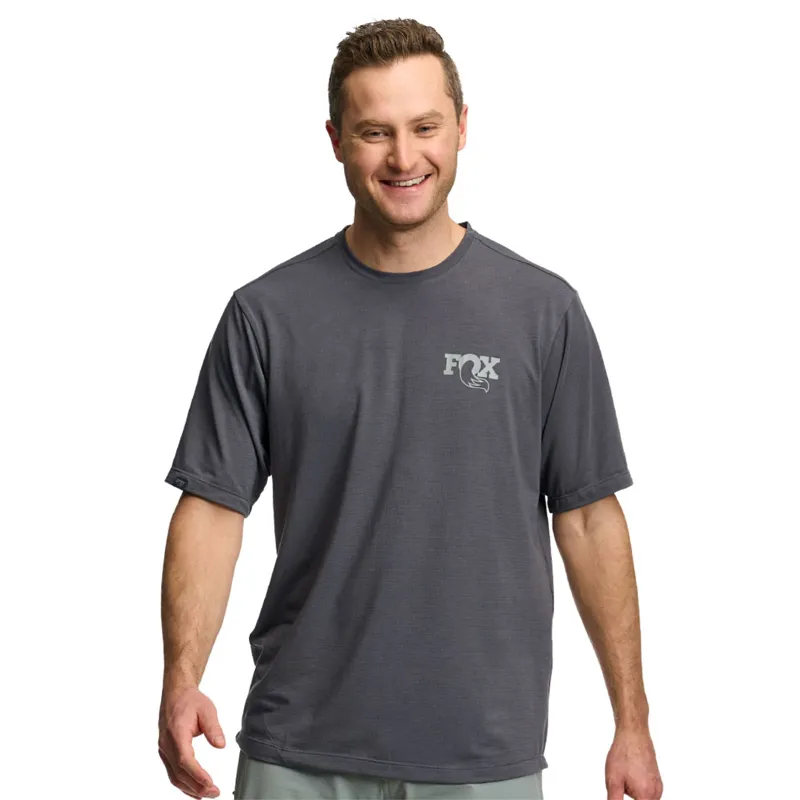 FOX Transfer Short Sleeve Tech Top Grey Grey-2