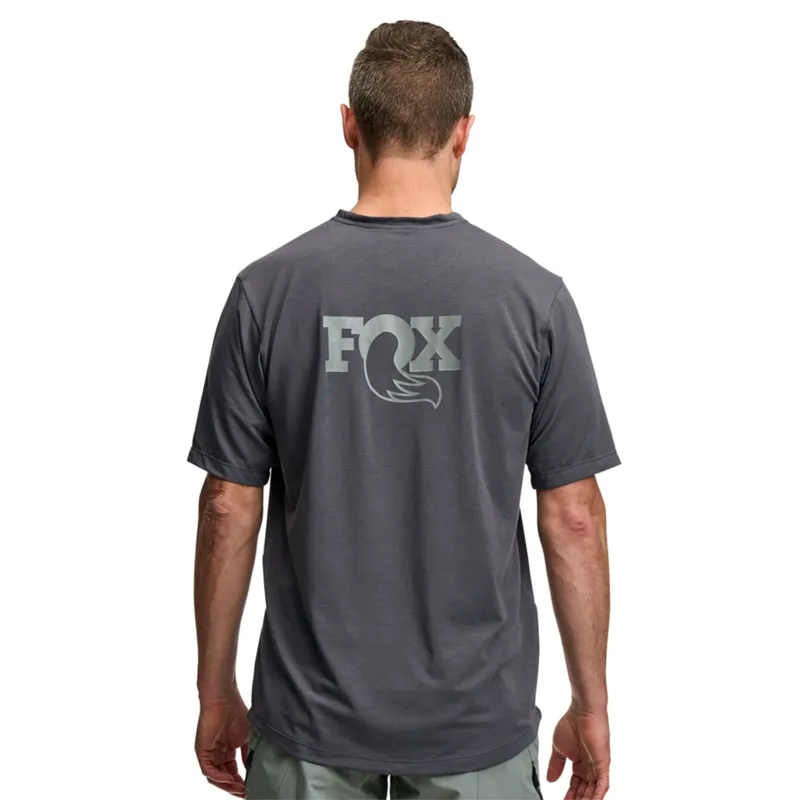 FOX Transfer Short Sleeve Tech Top Grey Grey-3