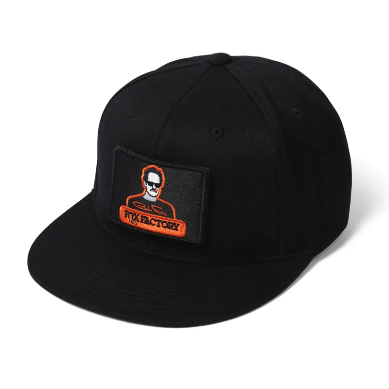FOX Patch Snapback Hat Black
