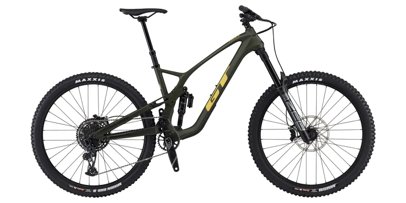 GT Bikes Force Carbon Pro Military Green Mountain Bike 