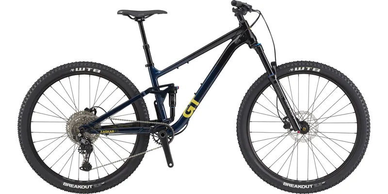 GT Zaskar FS Comp Full Suspension Mountain Bike in Indigo