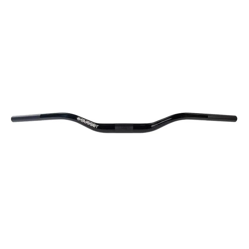 Gusset Components 750mm 31.8mm Gravel/Urban Beard Bar in Black-2