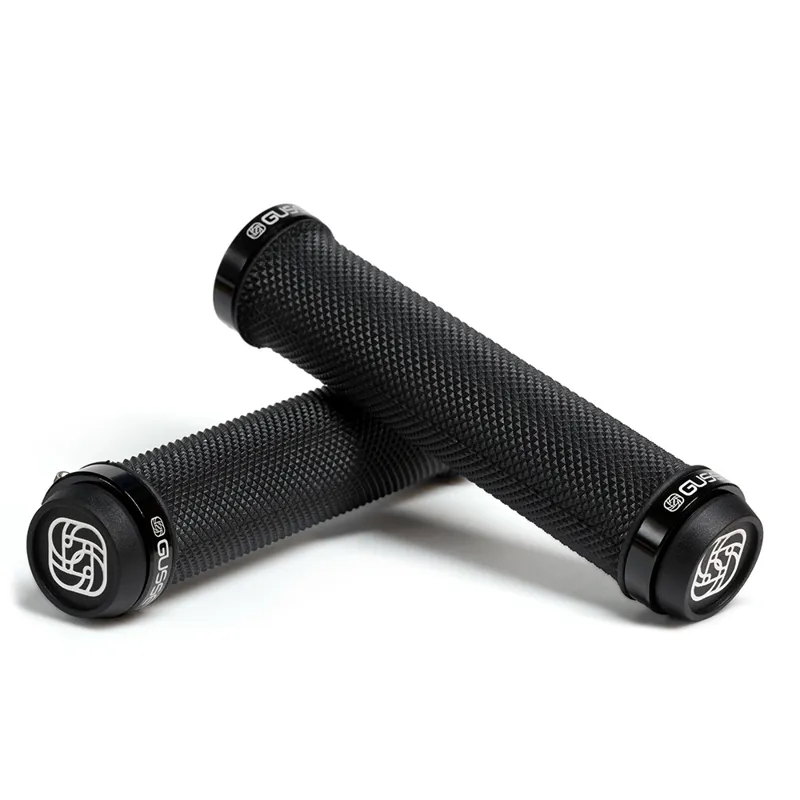 Double File Lock-On Grips Black 135mm
