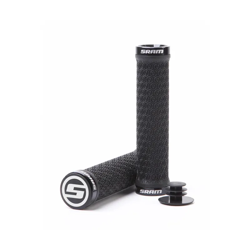 Sram Locking Grips W 2 Clamps End Plugs Black size