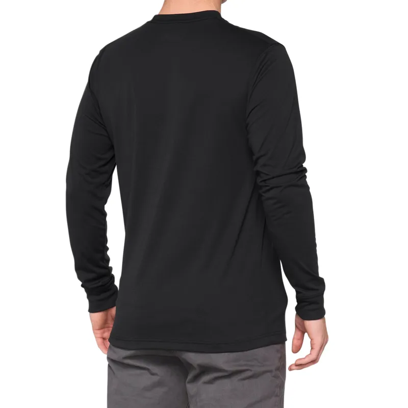 100 percent Thorunn Tech Long Sleeve Jersey Black-1