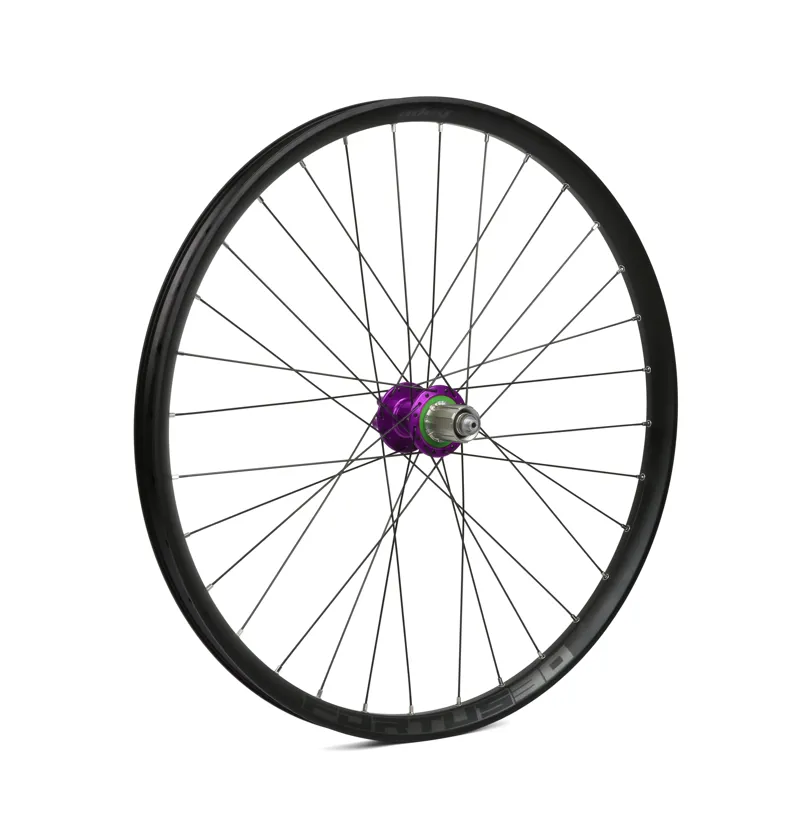 Hope Fortus 30W Pro 4 27.5 Front Wheel in Purple-1