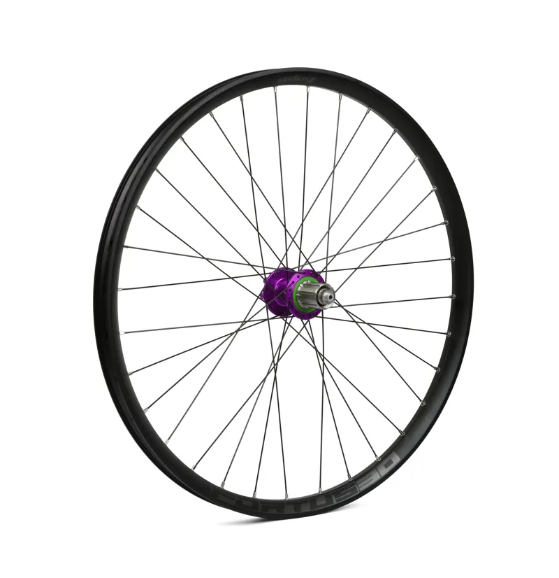 Hope Fortus 30W Pro 4 27.5 Front Wheel in Purple-2