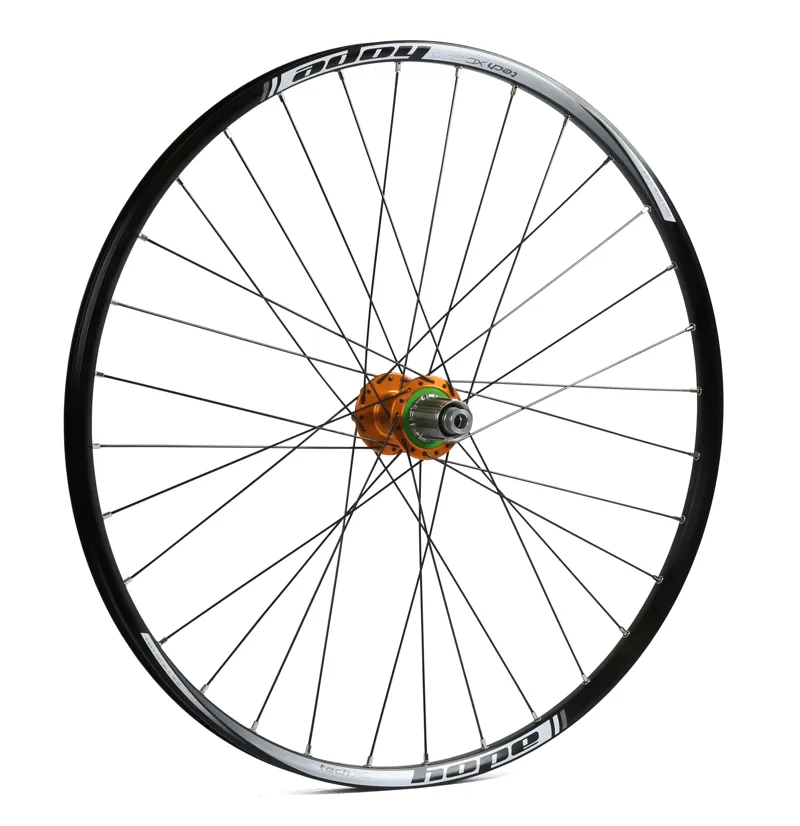Hope Pro 4 27.5 XC 32H 148mm Rear Wheel in Orange -1