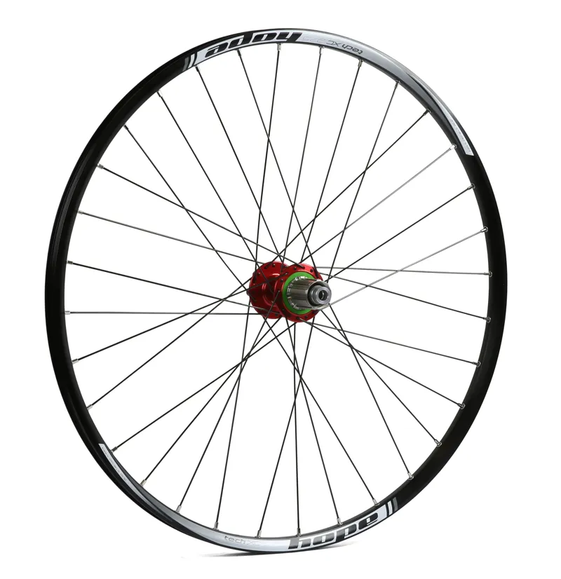 Hope Pro 4 27.5 XC 32H 148mm Rear Wheel in Red -1