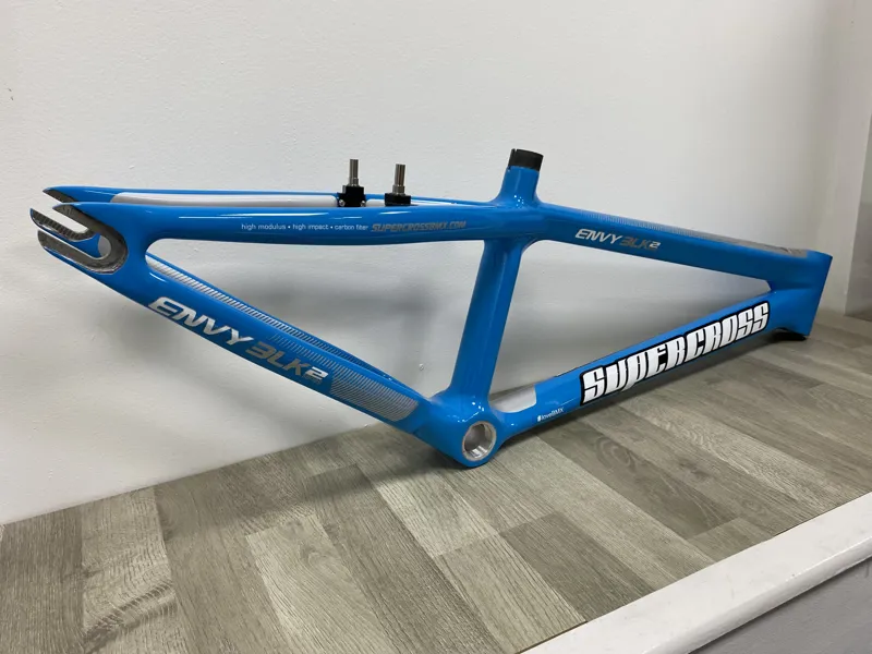 Supercross BLK2 Pro XL Cruiser BMX Gloss Cyan and Silver -1