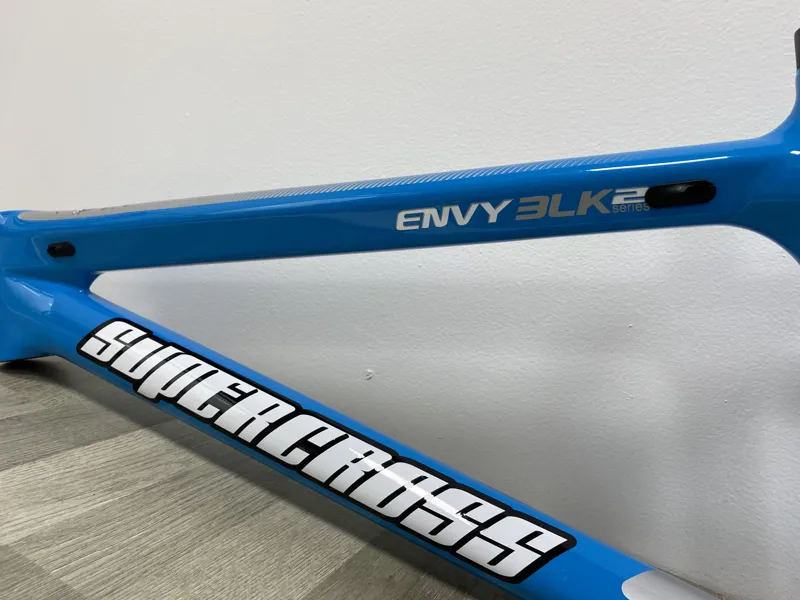 Supercross BLK2 Pro XL Cruiser BMX Gloss Cyan and Silver -3