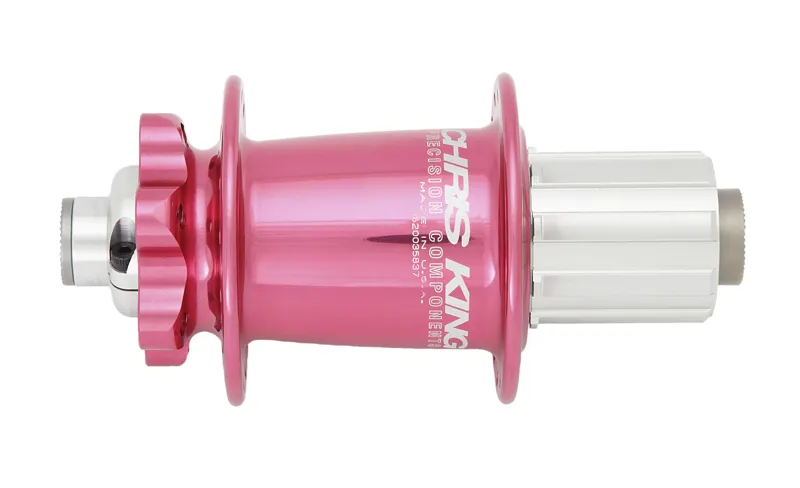 Chris King MTB ISO Rear Hub 142x12mm Thru Shimano Driveshell Pink 32h