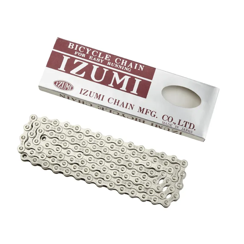 Izumi 1/8 Standard Single Speed Chain Silver