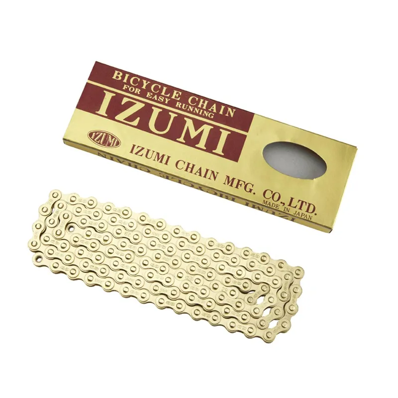 Izumi 1/8 Standard Single Speed Chain Gold
