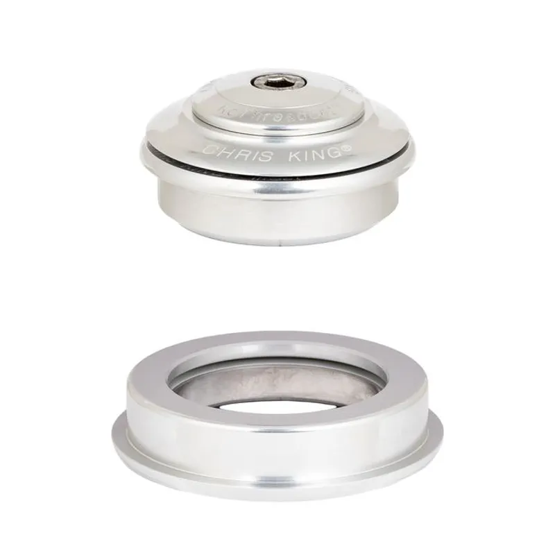 Chris King Inset 2 ZS44/ZS56 Headset Silver 1-1/8 inch 1-1/2 inch