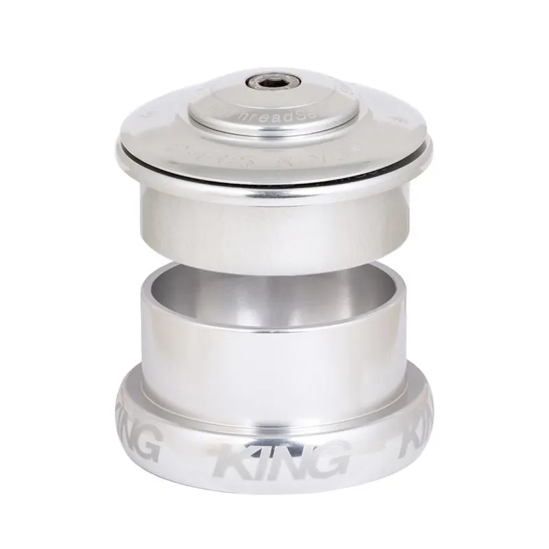 Chris King Inset 5 ZS49/EC49 Headset Silver 1-1/8 inch 1-1/2 inch