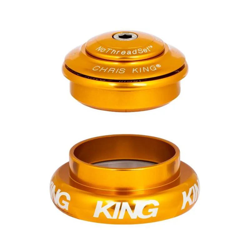 Chris King Inset 7 ZS44/EC44 Headset Gold 1-1/8 inch - 1-1/2 inch