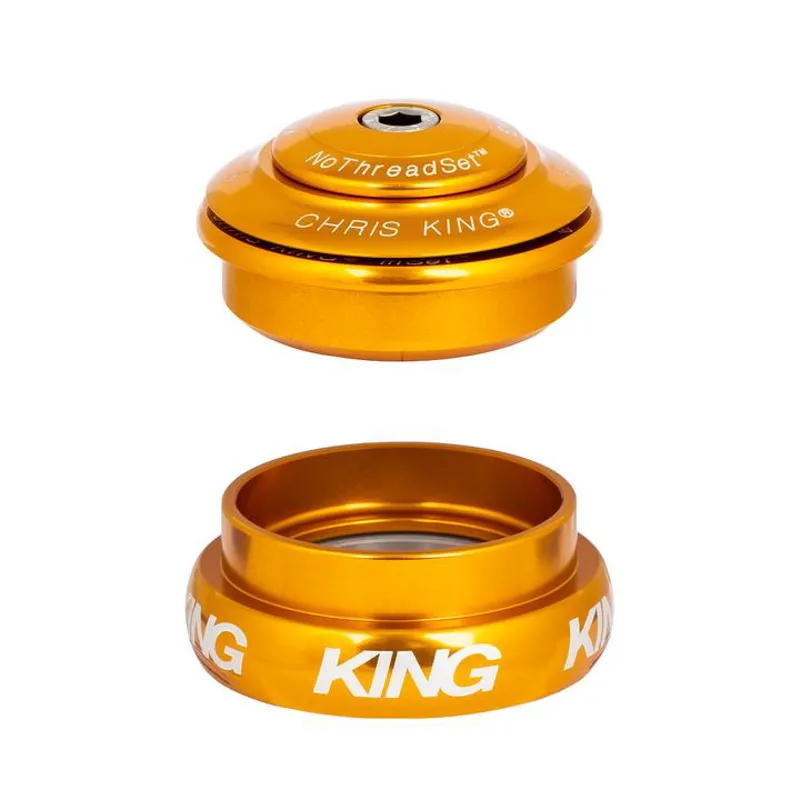 Chris King Inset 8 ZS44/EC44 Headset Gold 1-1/8 inch - 1-1/4 inch