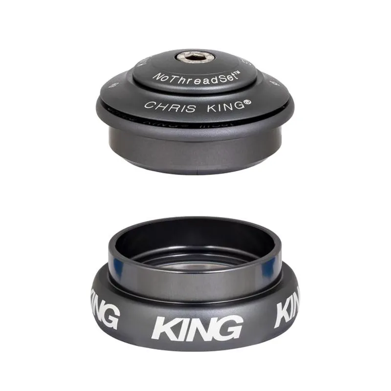 Chris King Inset 8 ZS44/EC44 Headset Matte Slate 1-1/8 1-1/4 inch
