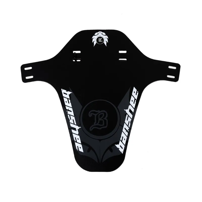 Mucky Nutz Banshee Face Fender Black White front