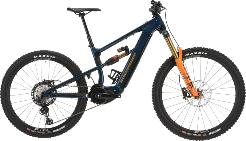 Nukeproof Megawatt 297 Factory  XT Electric Mountain Bike Kracken Blue