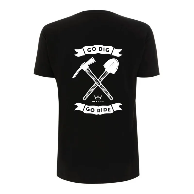 Peaty's Go Dig Go Ride T-Shirt Black -1