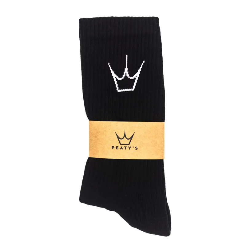 Peaty's Shredsocks Crown Black/ White adult one size