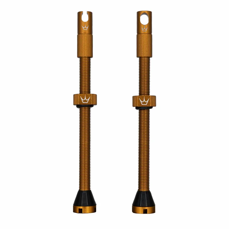 Peaty's X Chris King Tubeless MK2 Valves Gold-2