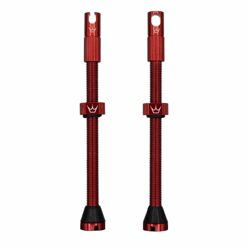 Peaty's X Chris King Tubeless MK2 Valves Red-2
