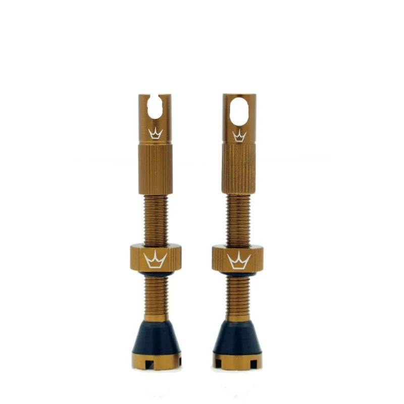 Peaty's X Chris King Tubeless MK2 Valves Gold