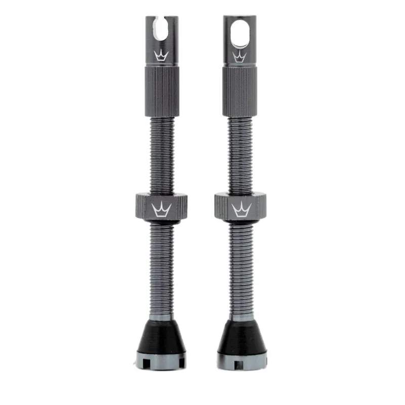 Peaty's X Chris King MK2 42mm Tubeless Valves in Black-1