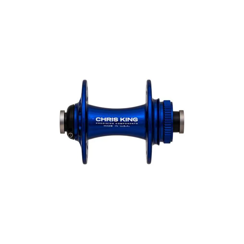 Chris King Road R45D Front Hub 100x12mm Navy 24H Steel Bearings