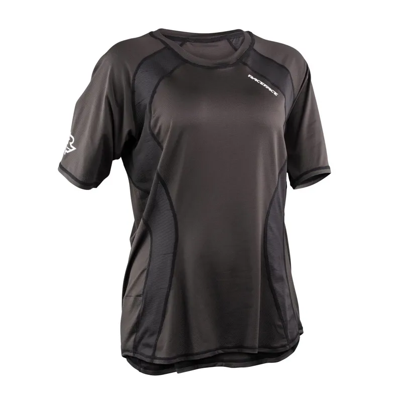 Race Face Traverse Womens Short Sleeve Jersey in Brown