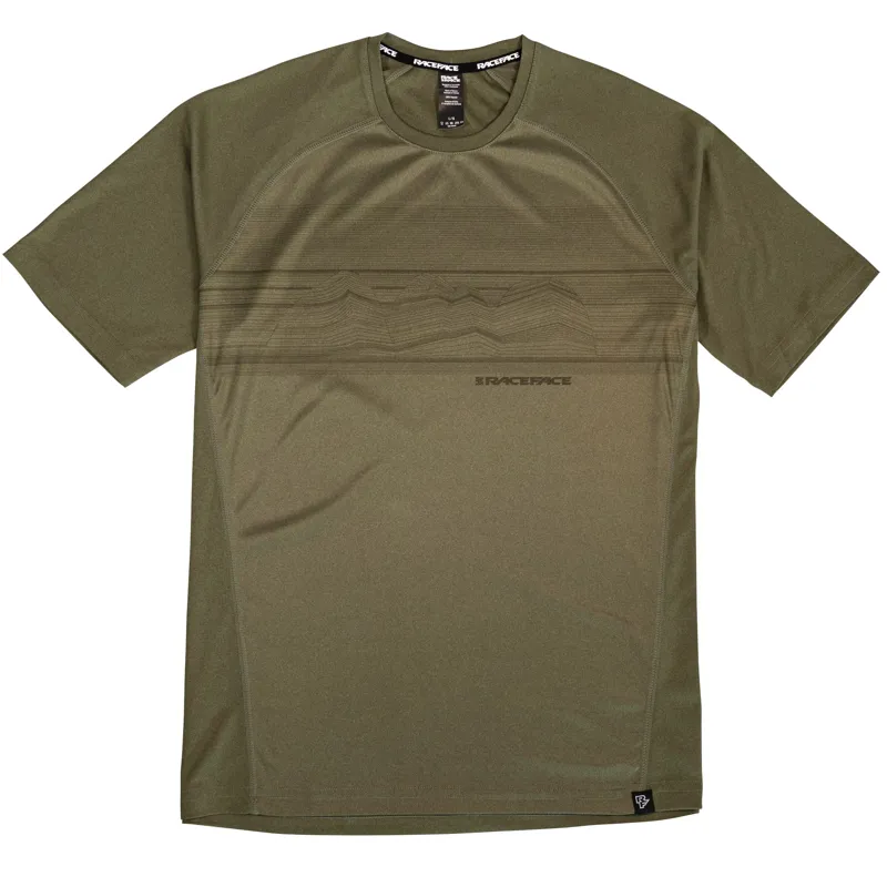 Race Face Trigger Short Sleeve Jersey in Green