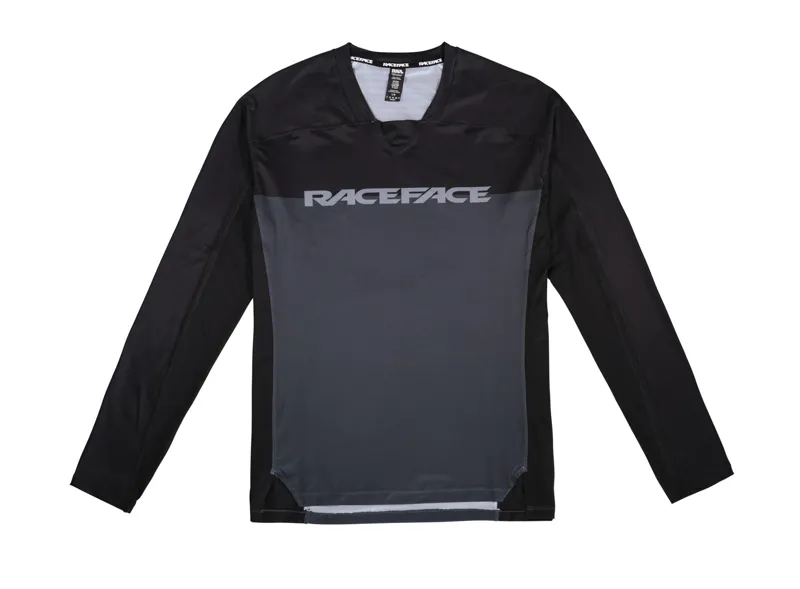 Race Face Diffuse Long Sleeve Jersey in Grey