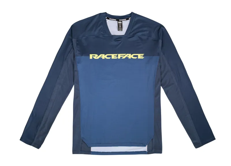 Race Face Diffuse Long Sleeve Jersey in Blue