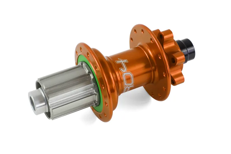 Hope Pro 4 24H 142mm - 12mm Rear Hub in Orange-2
