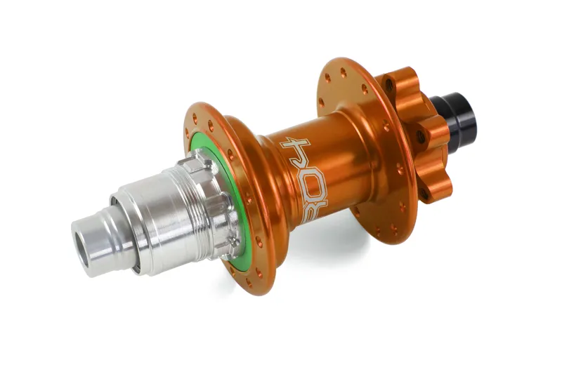 Hope Pro 4 24H 142mm - 12mm Rear Hub in Orange-3