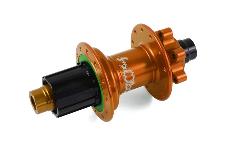 Hope Pro 4 24H 142mm - 12mm Rear Hub in Orange-4