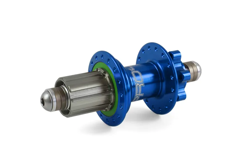 Hope Pro 4 Rear 32H 135mm 10mm Bolt-in Hub in Blue-2