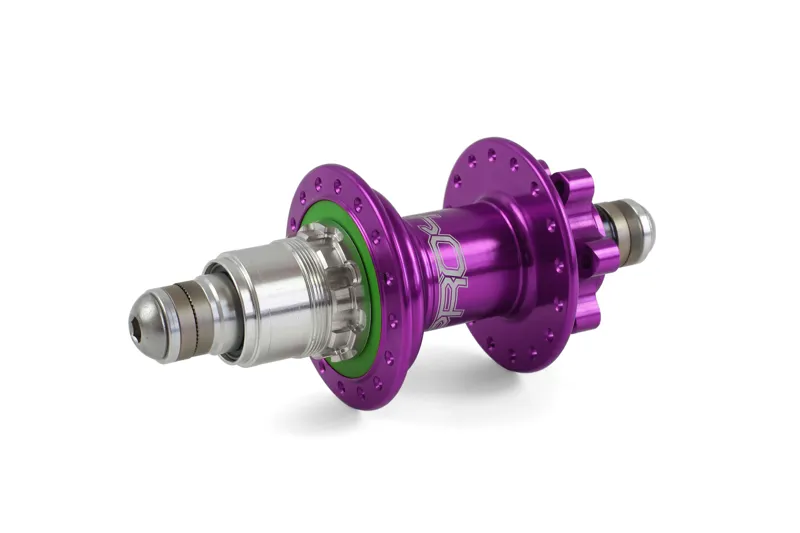 Hope Pro 4 Rear 32H 135mm 10mm Bolt-in Hub in Purple-3