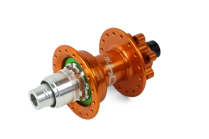 Hope DH Pro 4 32H 142mm 12mm Rear Hub in Orange -1