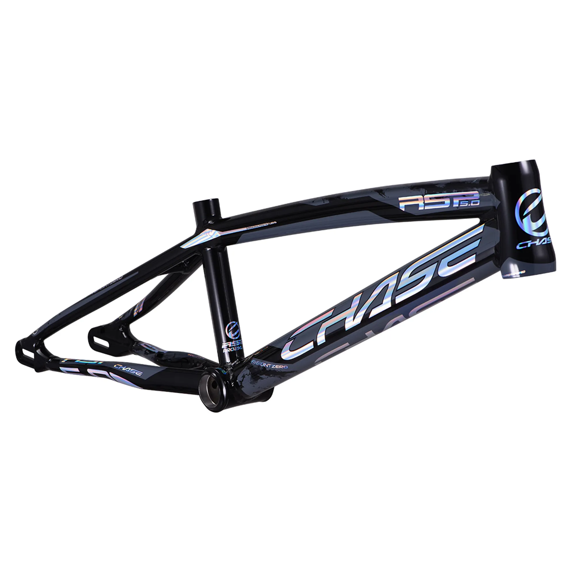 Chase Rsp Pro Frame CHASE rsp5.0 BMX Race Frame Pro XXL Plus 21.75 TT Black With Holo