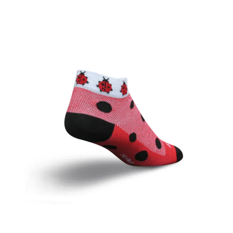 SockGuy Lady Bug Socks S/M
