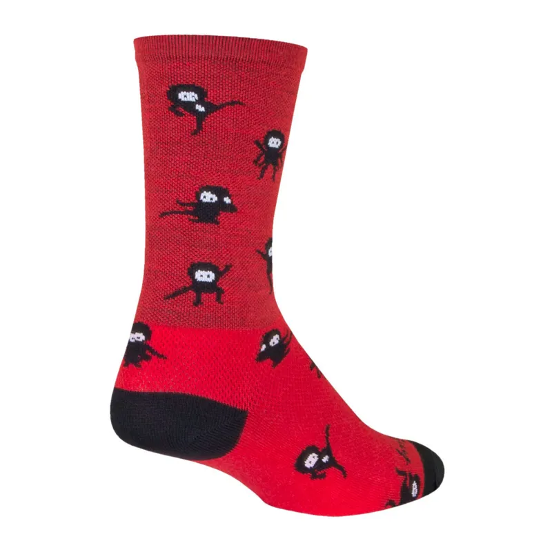 SockGuy Wool Ninja Crew Socks L/ XL 